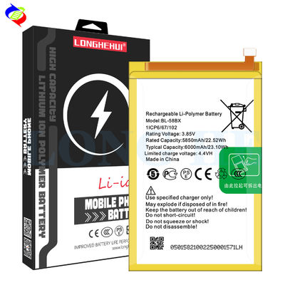 6000mAh BL-58BX X680 μπαταρία κινητού τηλεφώνου για infinix Hot 9 play μπαταρία