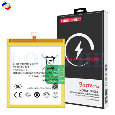 3030mAh BL-30BT Phantom A7 μπαταρία κινητού τηλεφώνου για Tecno Phantom Z μπαταρία επαναφορτιζόμενες μπαταρίες
