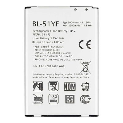 3000mAh BL-51YF H811 LS991 US991 H812 G4 μπαταρία κινητού τηλεφώνου για LG VS986 εγγυημένη