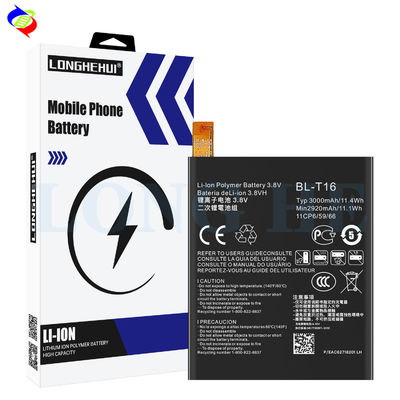 BL-T16 Πολυμερή μπαταρία λιθίου 2920MAH 3.8V για κινητό τηλέφωνο LG H950 H955 H959 LS996 US995
