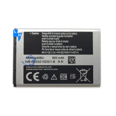 800mAh επαναφορτιζόμενη μπαταρία AB466346BU B309 F299 λιθίου για κινητό τηλέφωνο Samsung E339