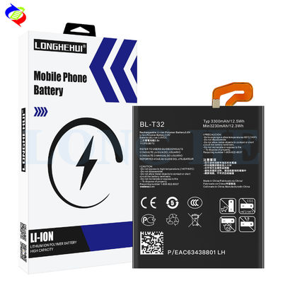 Μαύρη μπαταρία BL-T32 για LG G6 G600L G600S G600K G600V H870 H871 H872 H873 LS993 US997 VS988 3300mAh
