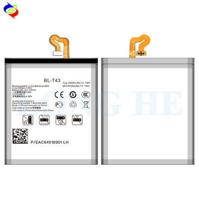 BL-T43 μπαταρία 3550mAh Για LG G8S ThinQ LM-G810 μπαταρίες κινητών τηλεφώνων Σταθερή τάση