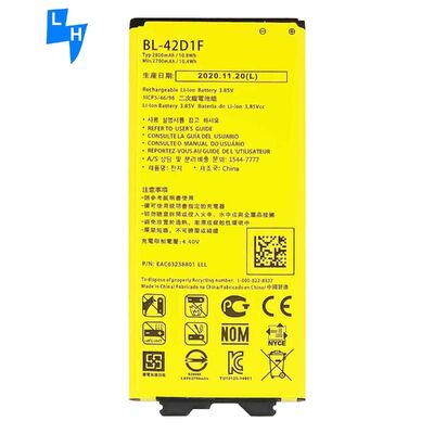 2800mAh BL-42D1F επαναφορτιζόμενη μπαταρία για LG G5 H868 H860N F700K F700S F700L US992 H850