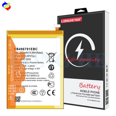 3500mAh-4050mAh χωρητικότητα μπαταρία κινητού τηλεφώνου για Huawei Mate1 Mate2 HB496791EBC