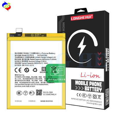 Αποθεματικό 2900mAh BLP619 A39 A57M μπαταρία κινητού τηλεφώνου για OPPO A57 επαναφορτιζόμενες μπαταρίες