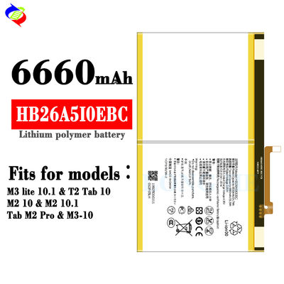 6660mAh A HB26A5I0EBC MediaPad M3 Lite 10 Tab μπαταρία για το Huawei MediaPad T2 10.0 Pro