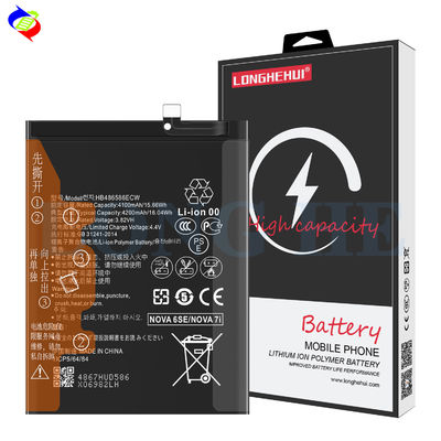 Λιθιοειδής πολυμερή μπαταρία HB486586ECW για Huawei Honor Nova 6SE Nova 7i P40 Lite 4200mAh