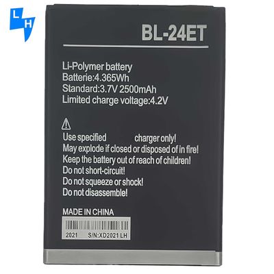 Διπλή προστασία IC BL-24ET 2500mAh μπαταρία B1F για την προστασία κινητών τηλεφώνων Tecno F3
