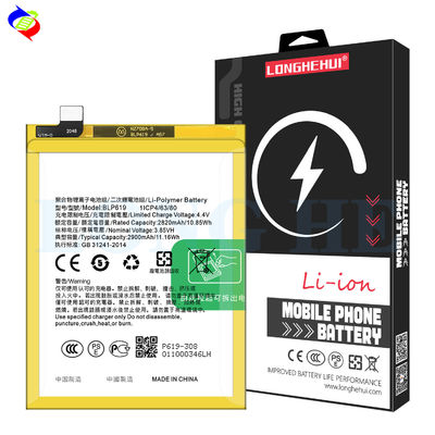 ODM/OEM BLP619 2900mAh μπαταρία για την Oppo A57 A57M A57S 100% Λιθίου Καθαρού Κοβάλτου