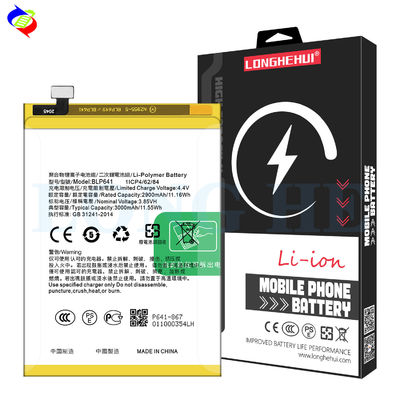 Υψηλής χωρητικότητας 3000mAh 3.85v μπαταρία πολυμερούς ιόντων λιθίου BLP641 για την Oppo F3/A71 A71 2018 OEM ODM