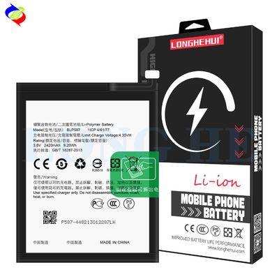 Μεγάλη χωρητικότητα 2420mAh BLP587 R1C/R1X R8207 R8206 R8205 R8200 Μπαταρία κινητού τηλεφώνου για OPPO R1X