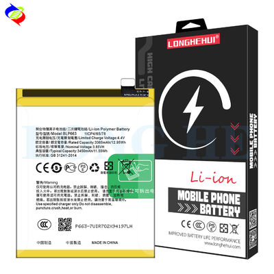 OPPO R15 μπαταρία 3450mAh BLP663 R15 μπαταρία κινητού τηλεφώνου μαύρη επαναφορτιζόμενες μπαταρίες