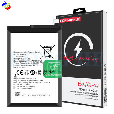 BL-49FT 3.85V 5000mAh μπαταρία κινητού τηλεφώνου για το Tecno Spark 5 Lithium επαναφορτιζόμενο KD8