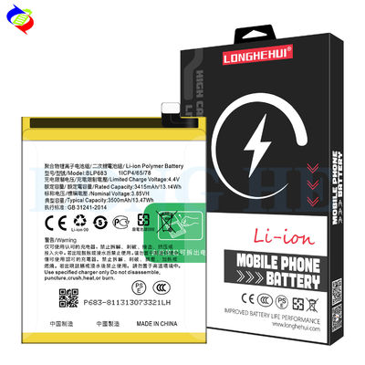 Μεγάλη χωρητικότητα 3500mAh BLP683 A7X/A7S F9pro F9 4 128G μπαταρία κινητού τηλεφώνου για OPPO F9