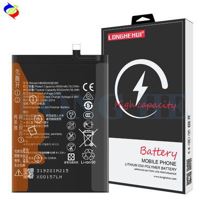 Διπλή προστασία IC 5000mAh 4.35V μπαταρία πολυμερούς ιόντων λιθίου HB496493EGW για κινητά τηλέφωνα Huawei