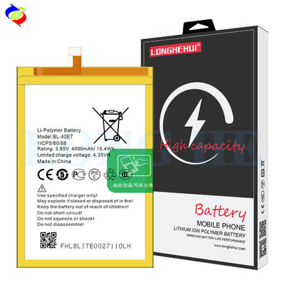 4000mAh BL-40ET μπαταρία Η τέλεια αντικατάσταση για Tecno L8 Lite μοντέλα κινητών τηλεφώνων