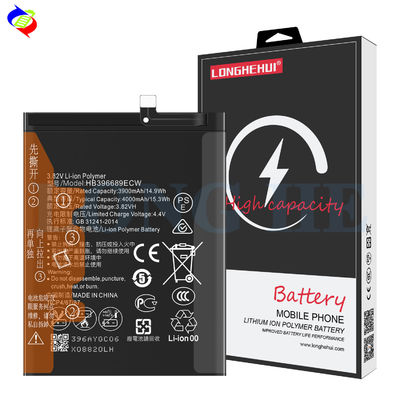4000mAh Διπλή προστασία IC μπαταρία πολυμερούς λιθίου HB396689ECW για Huawei Ascend Mate 9 Mate9 MT9
