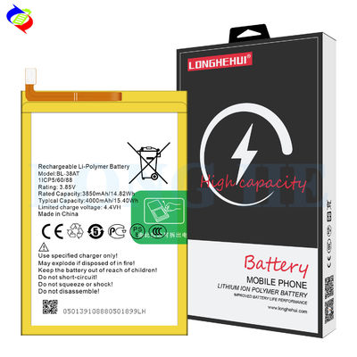 4000mAh BL-38AT BP1 B1p μπαταρία κινητού τηλεφώνου για Tecno POP 2 μπαταρία ισχύος σε κίτρινο