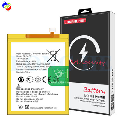 3500mAh KB8 BL-34CT μπαταρία για Tecno Spark 3 Pro Υψηλή μακροζωία και συμβατότητα