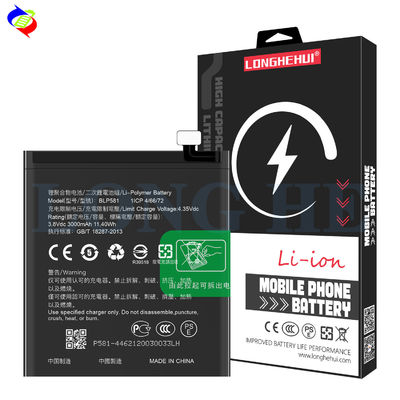 BLP581 4.35V 3000mAh μπαταρία για OPPO N3 N5206 N5207 N5209 Μεγάλη χωρητικότητα συμβατή