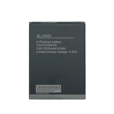 Η μπαταρία BL-25GT υψηλής χωρητικότητας 4.35V 5000mAh για κινητό τηλέφωνο Tecno N9S