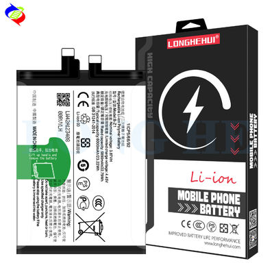 6000 mAh χωρητικότητα επαναφορτιζόμενη μπαταρία ιόντων λιθίου για κινητό τηλέφωνο VIVO iQ00 Z7x 5G