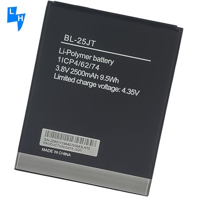 Επαναφορτιζόμενη μπαταρία για Tecno 2500mAh BL25JT F3 WX3 BL-25JT Υλικά και Απόδοση