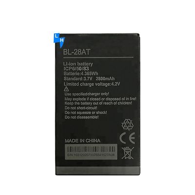 ODM BL-28AT 2800mAh Y3 Plus μπαταρία κινητού τηλεφώνου για μπαταρία Tecno Camon Y2