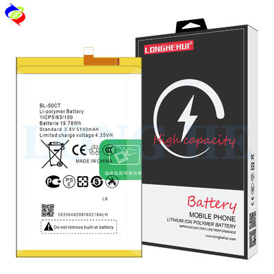 Επαναφορτώσιμο BL-50CT 5050mAh L8 συν μπαταρία κινητού τηλεφώνου για μπαταρία Tecno L8