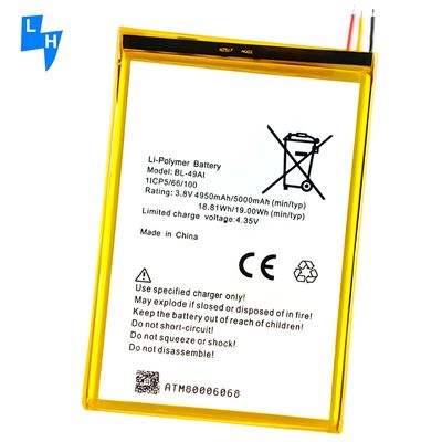 Αποθεματικό BL-49AI 4950mAh μπαταρίες κινητών τηλεφώνων για itel 1556 μπαταρία