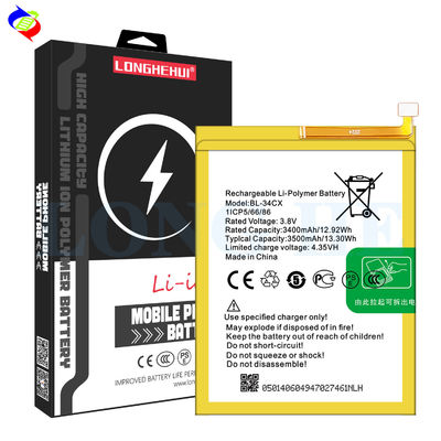 BL-34CX κινητή μπαταρία για Infinix X626 Smart3 Plus 3.8V 3500mAh A Για κινητό τηλέφωνο