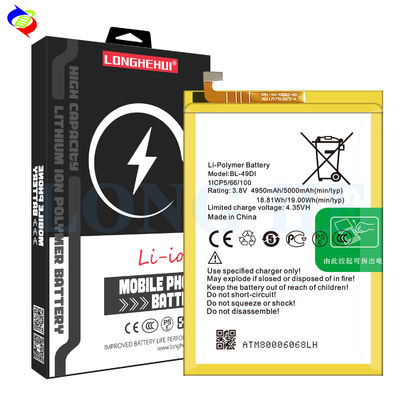 BL-49DI 5000mAh επαναφορτιζόμενη μπαταρία για itel P51 υψηλής χωρητικότητας τεχνολογία ιόντων λιθίου