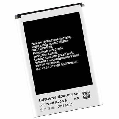 Επαναφορτιζόμενη μπαταρία λιθιοειόντων 1500mAh 3.85V για το Samsung I5700 I5800 I8700 S8530 EB504465VA