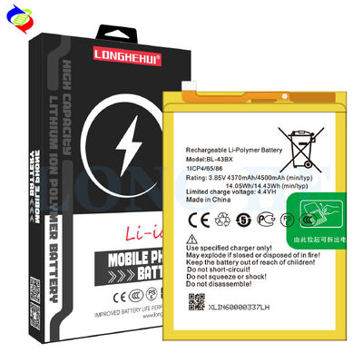 BL-43BX Λι-πολυμερή μπαταρία 4500mAh για Infinix X604 Note 5 κινητό τηλέφωνο υψηλής χωρητικότητας