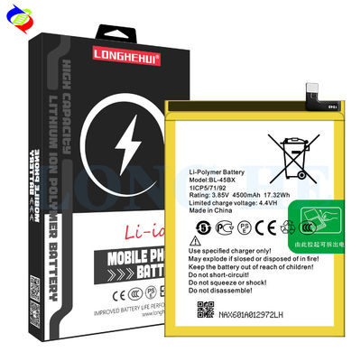 4500mAh χωρητικότητα Λιθιοπολυμερή μπαταρία για Infinix BL-45BX 3.58V αντικαταστάσιμη φόρτιση