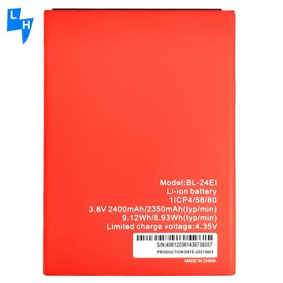 Μαύρη BL-24EI 2400mAh μπαταρία κινητού τηλεφώνου για το Itel A46 A44 S13 IT1508 Batteira