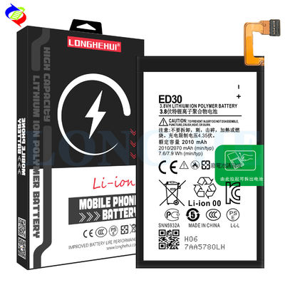 ED30 3,8V 2010mAh μπαταρία πολυμερούς λιθίου για αντικαταστάσιμη φόρτιση MOQ ODM/OEM