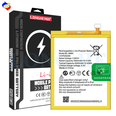 BL-39MX X660 επαναφορτιζόμενες μπαταρίες 4000mAh μπαταρία ιόντων λιθίου για Infinix S5 Pro