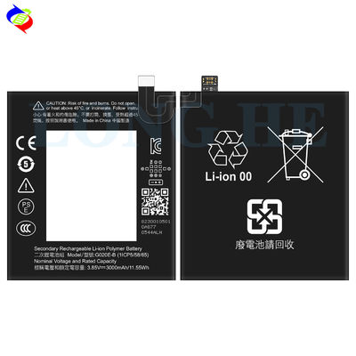 3000MAH Υψηλή τάση 3.85V μπαταρία G020E-B πολυμερές λιθίου ιδανικό για κινητά τηλέφωνα