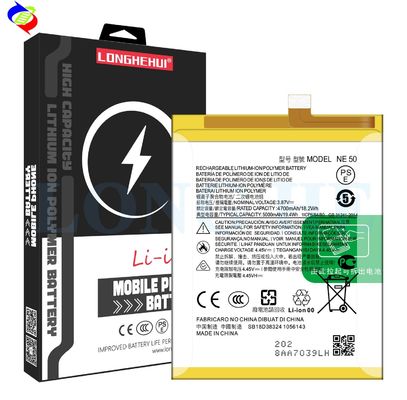 5000mAh Αντικατάστατες και επαναφορτιζόμενες μπαταρίες NE50 Για Moto G52 G72 G82 XT2221 Λευκή 4.4V