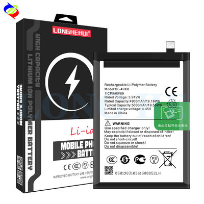 100% συμβατή BL-49XX 3.91V 5000mAh μπαταρία κινητού τηλεφώνου για Infinix Note 40 X6853