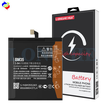 Μεγάλη χωρητικότητα 3080mAh BM35 μπαταρία κινητού τηλεφώνου Κατάλληλη για Xiaomi 4c