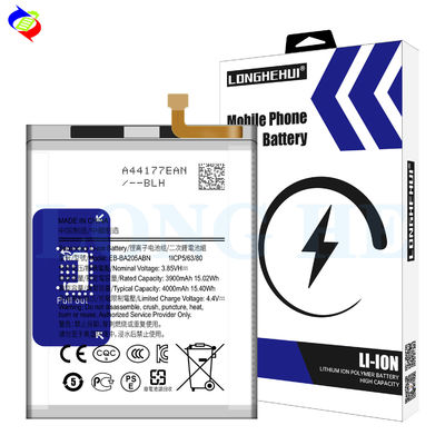 Διπλή προστασία IC 4000mAh EB-BA205ABN επαναφορτιζόμενη μπαταρία για Samsung EB-BA205AB