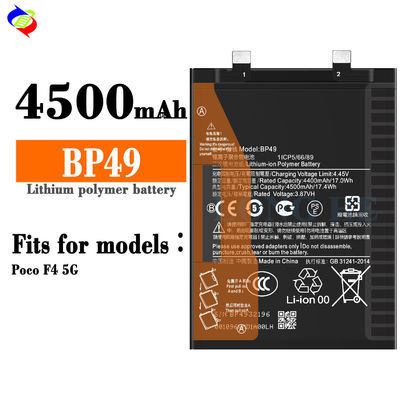 Η μπαταρία BP49 για τη Xiaomi Mi POCO F4 5G με υψηλή χωρητικότητα και σταθερή απόδοση