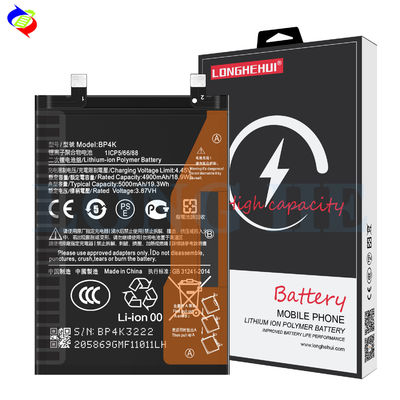 Μαύρη επαναφορτιζόμενη μπαταρία 3.87V 5000mAh BP4K Για Xiaomi POCO X5 pro / Redmi note 12 pro μπαταρίες προσθέστε το λογότυπο mi