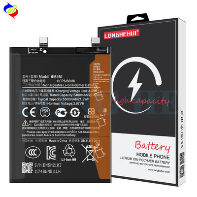 5500mAh Αντικατασκευαστική μπαταρία για Xiaomi Redmi K60 Phone BM5M Lithium Polymer Technology