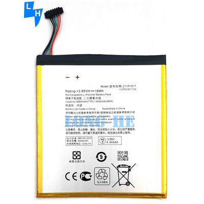 Υψηλής χωρητικότητας μπαταρία 4680mAh C11P1517 Tab για ASUS ZenPad 10.1 Z301M Εγγυημένο απόθεμα