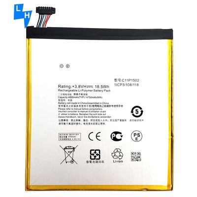 Αποθέματα 4890mAh Tab μπαταρία για ASUS ZenPad 10 μπαταρία z300c z300cl z300cg p023 p01t 10.1 C11P1502