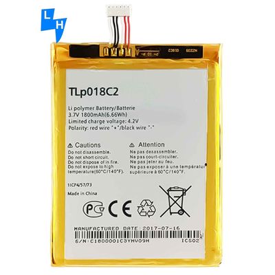 1800mAh μπαταρία πολυμερούς ιόντων λιθίου για Alcatel One Touch Idol Ultra OT-6033 OT-6033X Tab